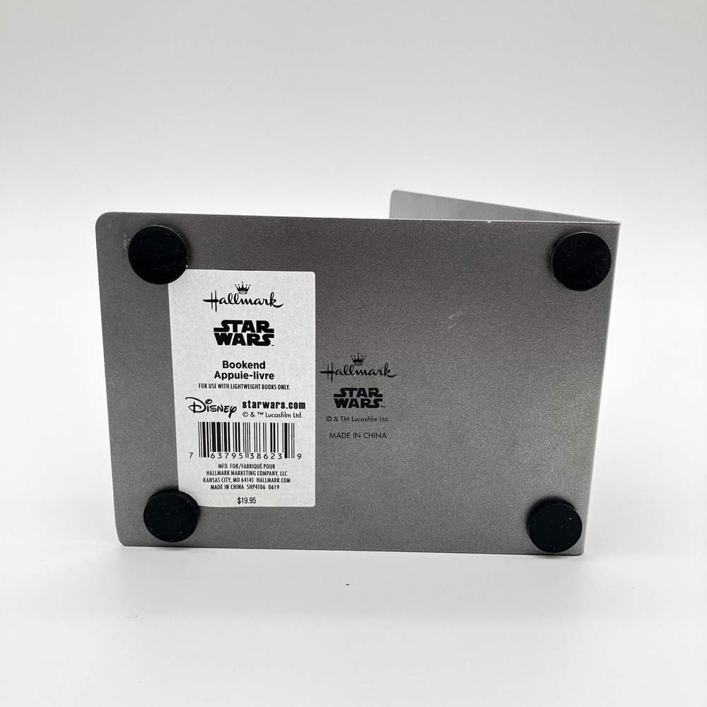 Hallmark Star Wars Yoda Metal Bookend Gray Black Silhouette SHP4106 - Picture 3 of 8